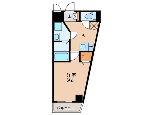 MESSAGE九条みなと通　Ⅱの物件間取画像